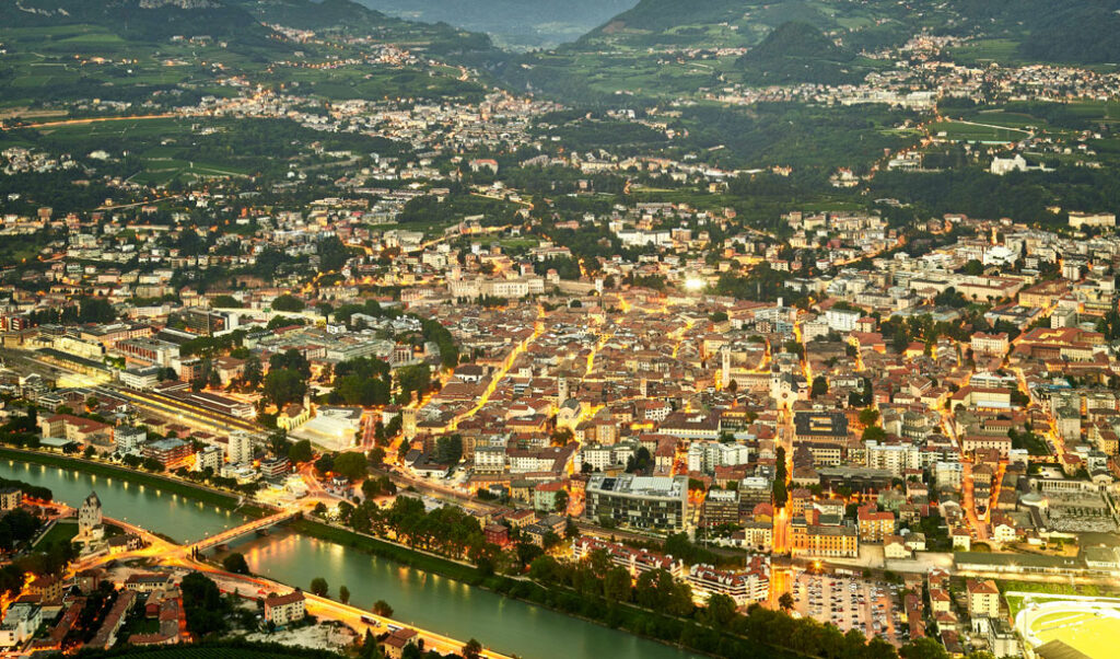 Trento dall'alto