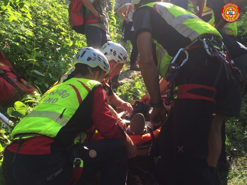 Intervento del Soccorso alpino