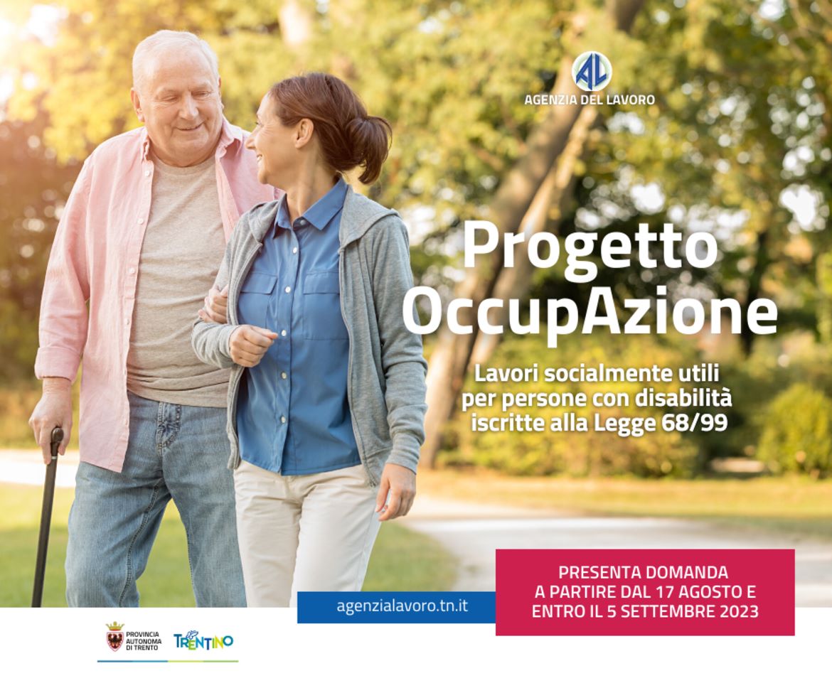 Diritto Dei Lavori E Dell Occupazione «Progetto OccupAzione», lavori socialmente utili rivolti a persone con