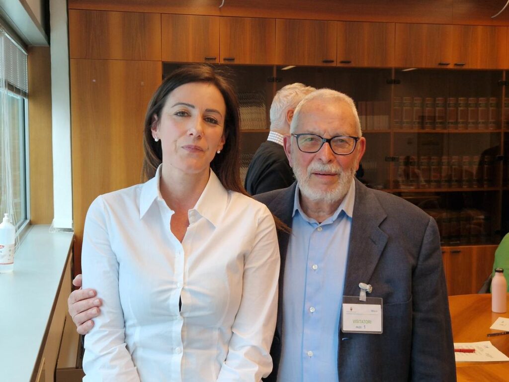 La neo presidente della Consulta Elisa Viliotti con Renzo Dori