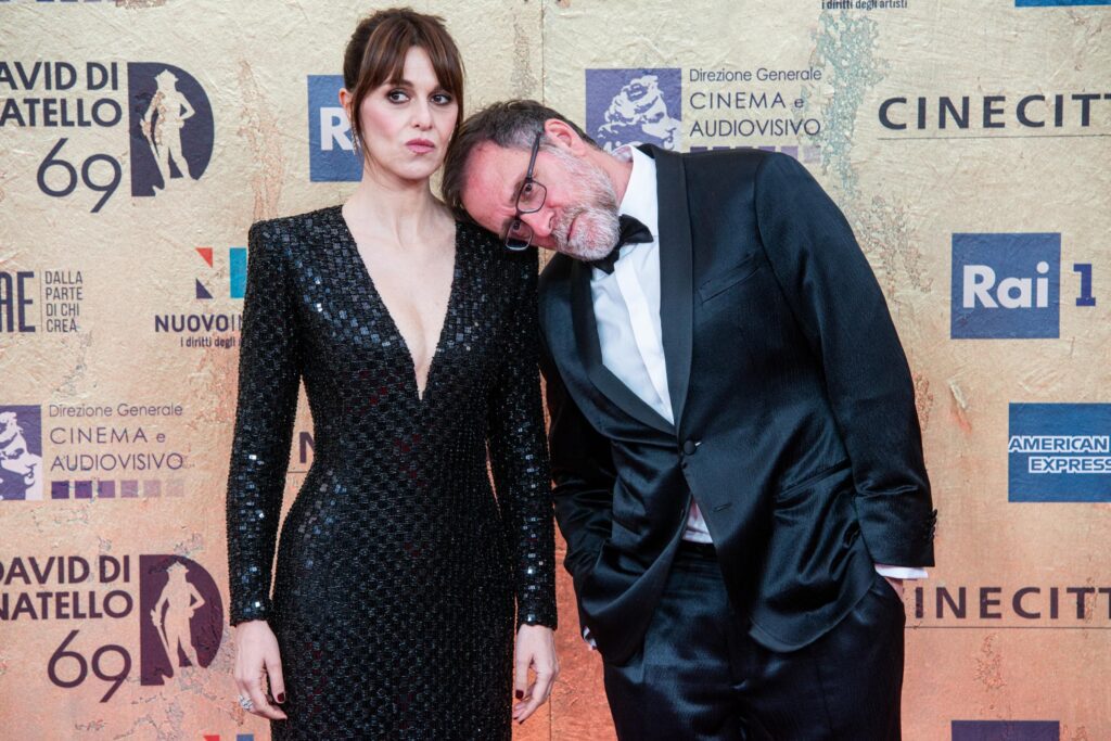 Paola Cortellesi e Valerio Mastandrea (Foto LaPresse - Valentina Stefanelli)