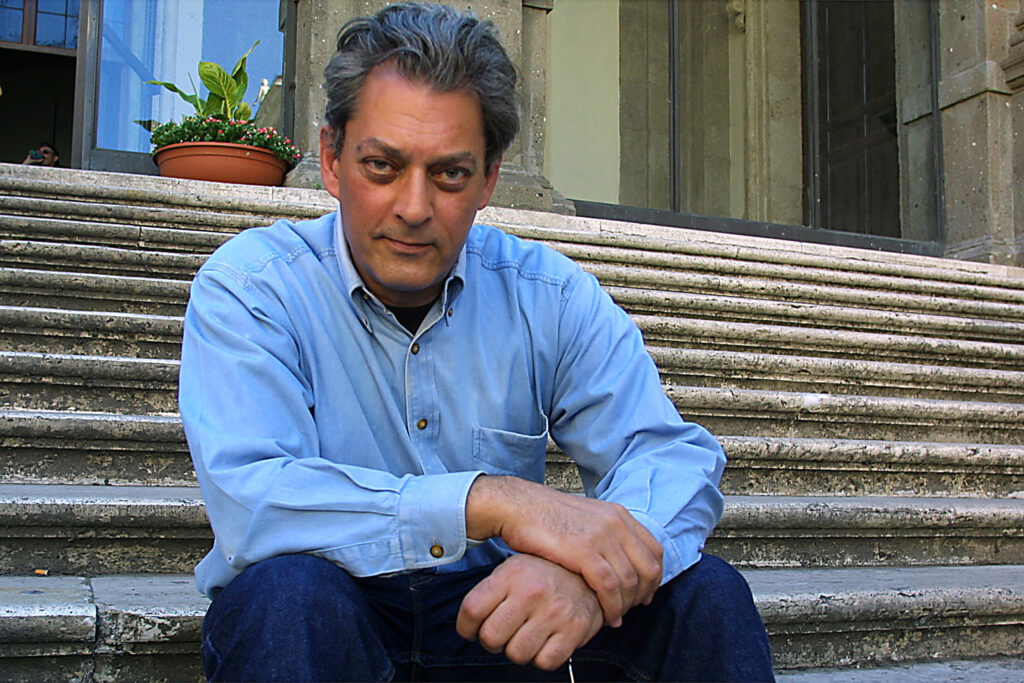 Lo scrittore Paul Auster (Foto di LaPresse - Cristiano Laruffa)