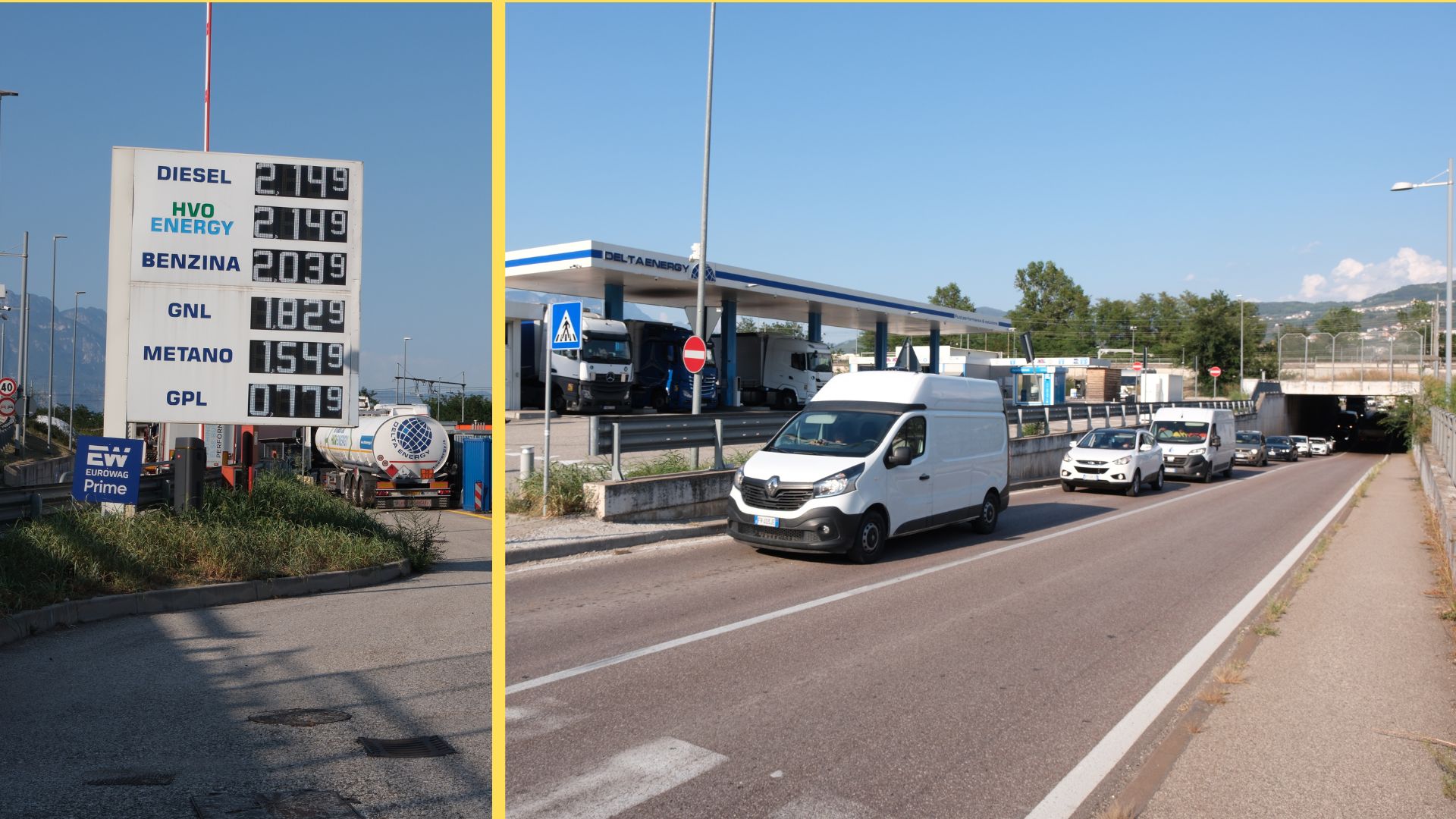 Benzina a prezzi record, assalto alla pompa «economica»: lunghe code sulla tangenziale di Trento