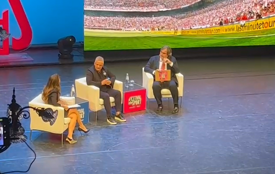 Frame dal video di Baggio al Festival dello sport 2023