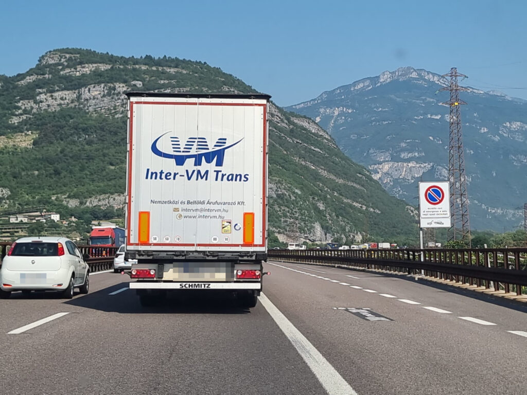 A22, code direzione nord