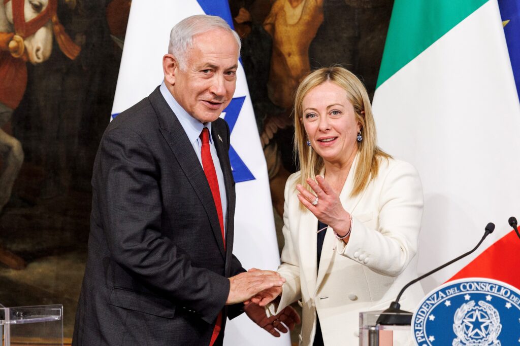 Netanyahu: «Più gas verso l'Italia». Parole al miele con Meloni a Roma