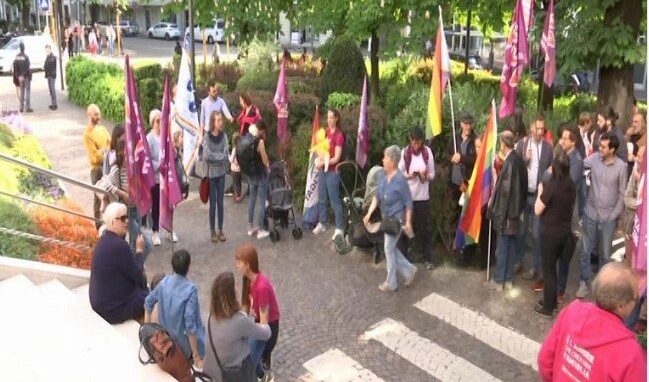 Sit-in a Trento