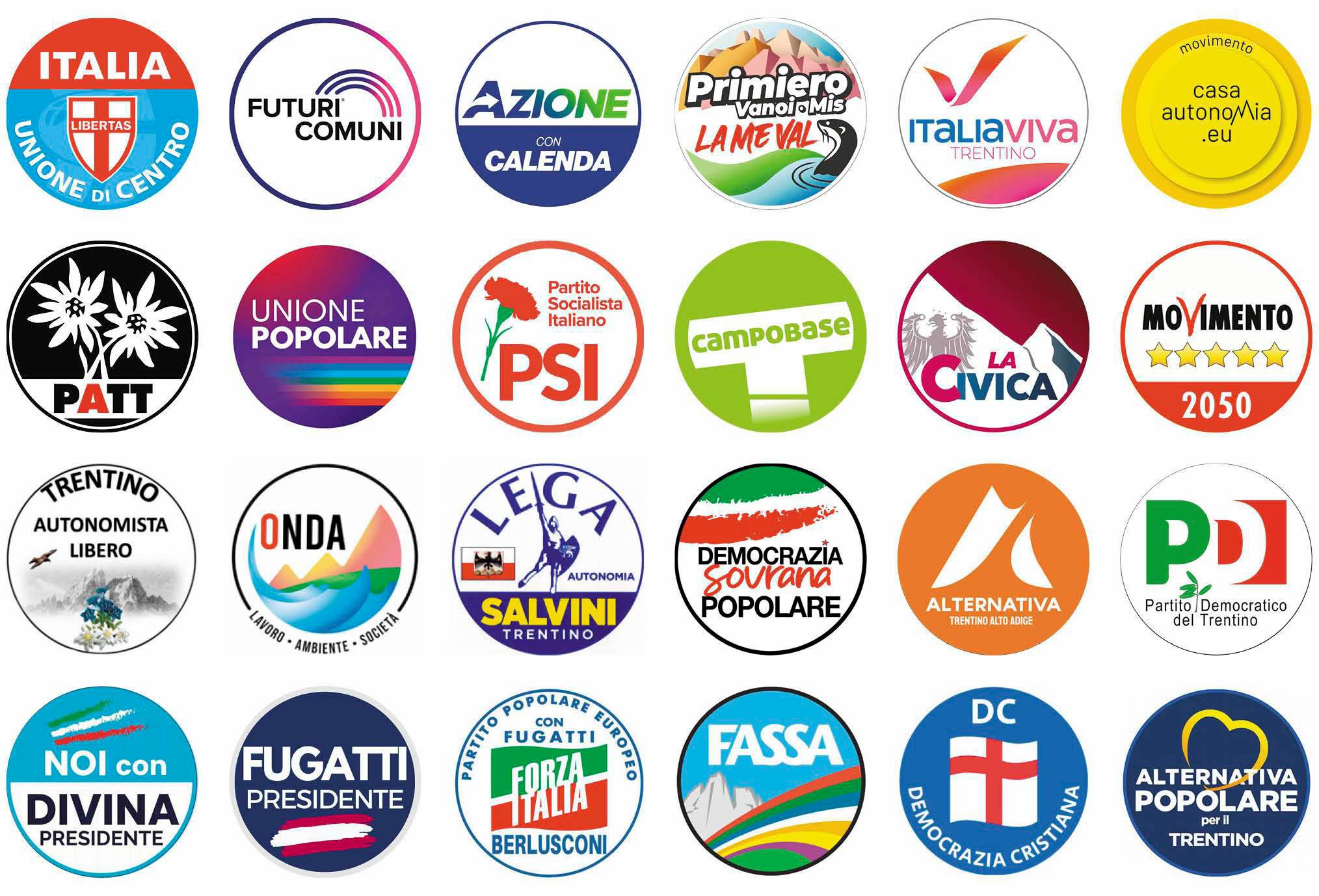 Partiti Elezioni provinciali, in corsa 26 simboli ma mancano Campobase e FdI