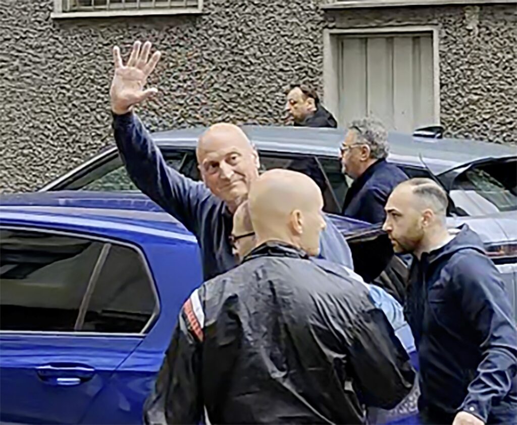 L'arrivo di Chico Forti a Trento (Foto di Federico Nardelli)