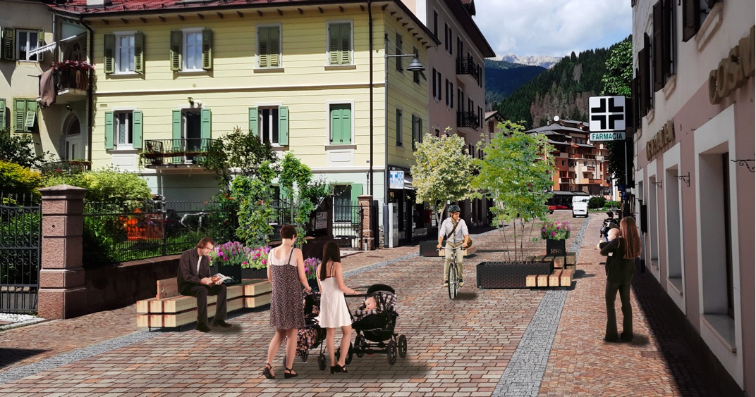 Predazzo Il centro di Predazzo si rifà il look